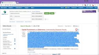 Research Methods: Finding Articles in EBSCOHost