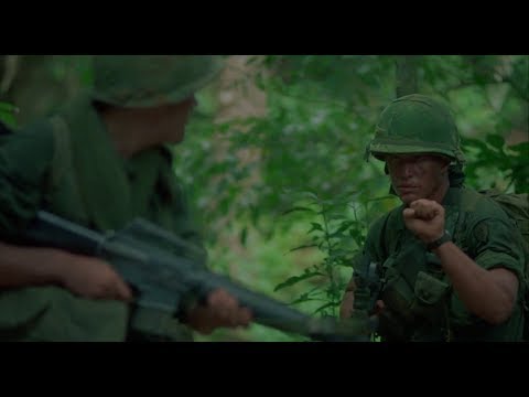 Platoon - Barnes smelling the enemy