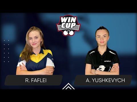 08:30 Romaniia Faflei - Anastasiia Yushkevych 21.02.2025 WINCUP Women Professional. TABLE 1