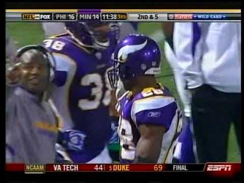 1/4/09   Philadelphia Eagles  at  Minnesota Vikings   NFC Wild Card Playoff