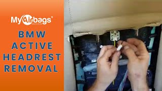 How to Remove BMW Active Headrest | MyAirbags