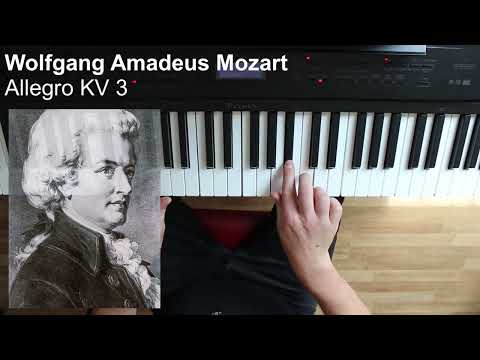 Wolfgang Amadeus Mozart - Allegro KV 3 - Mobiler Musikunterricht Regensburg