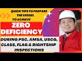 EP 16 1 Quick Tips To Prepare The Vessel S Inspections To Achieve ZERO DEFICIENCY