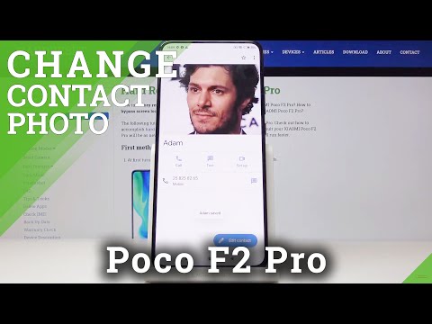 How to Add Photo to Contact in XIAOMI Poco F2 Pro – Personalize Contact List