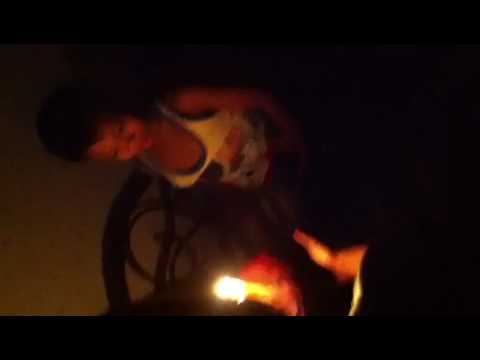 Waking up to a birthday cake