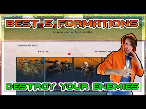 BEST 5 FORMATION - DESTROY YOUR ENEMIES - LOTR: RISE TO WAR