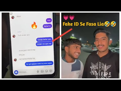 Ladki Ki Fake Id Banake Kushank Ko Fasaya🤣