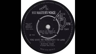 UK New Entry 1966 (210) Manfred Mann - You Gave Me Somebody To Love