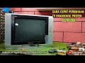Panasonic TV TC21FJ20J Green Indicator Then Turns Off Protection