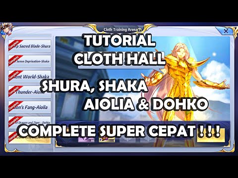 Tutorial Cloth Hall Saint Seiya II