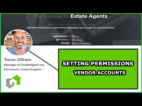 Setting Permissions for Vendor Accounts