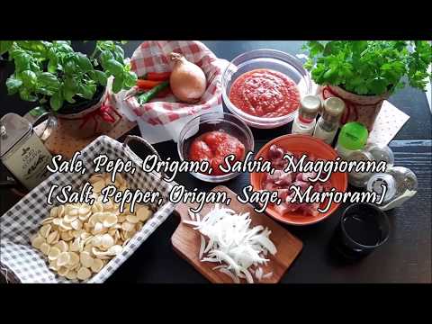 ORECCHIETTE CON SUGO DI CARNE (Orecchiette with Meat Tomato Sauce)-Ricetta della Tradizione Italiana