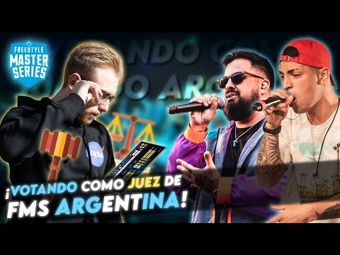 ¡VOTANDO COMO JUEZ DE FMS ARGENTINA! | Votación FMS Argentina batalla recuperativa | Papo vs Nacho