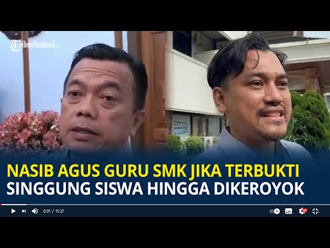 Nasib Agus Guru SMK di Jambi Jika Terbukti Singgung Siswa hingga Dikeroyok, Disanksi Gubernur