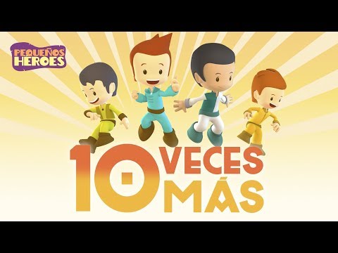 DIEZ VECES MAS | Daniel y los leones 🔥🦁 - Cancion infantil | PEQUEÑOS HEROES