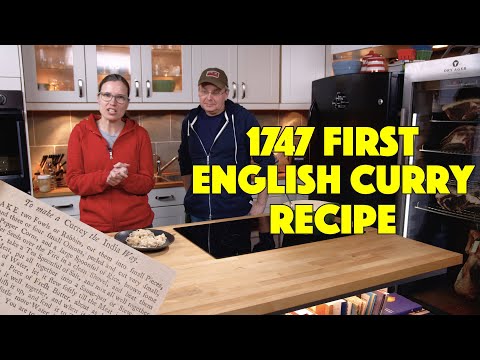 1747 First English Language Curry Recipe Ever...
