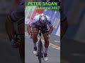 Peter Sagan Milan Sanremo bike throw #shorts #cyclingguy #milanosanremo #sagan