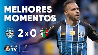 MELHORES MOMENTOS: GRÊMIO 2 X 0 PALESTINO | CONMEBOL SULAMERICANA 2026 | FASE DE GRUPOS