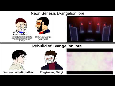 Neon Genesis Evangelion lore vs Rebuild of Evangelion lore