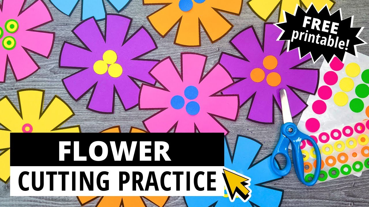 Try This Fun Flower Cutting Activity (with Free Printable)