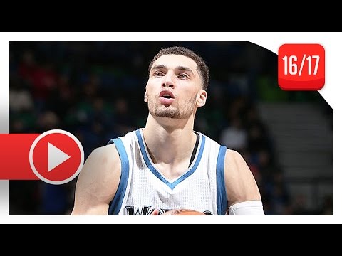 Zach LaVine Full Highlights vs Kings (2016.12.23) - 40 Pts, 7 Threes, Career-HIGH!