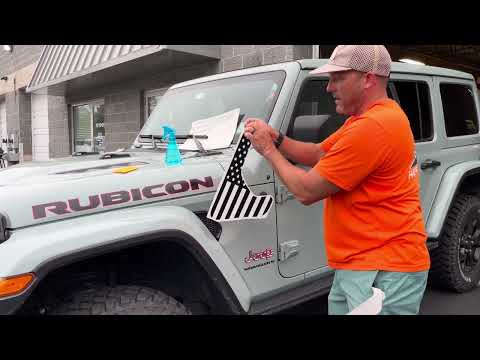 How to Install Our Jeep Clear Side Vent Decals