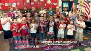 preview picture of video 'Pledge of Allegiance - Elda Elementary School - Christina Mercer Kindergarten'