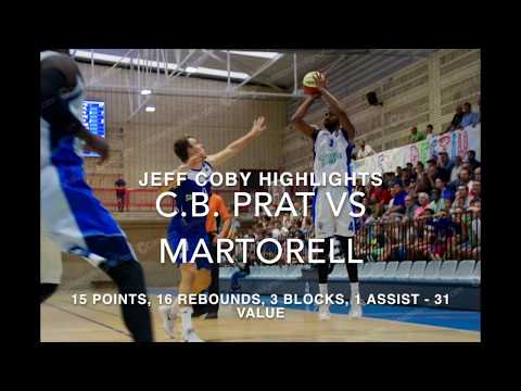 Jeff Coby Highlights - CB Prat vs Martorell