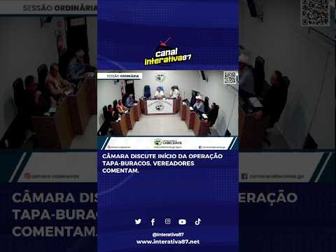 Vereadores comentam sobre operação tapa-buracos em Cabeceiras