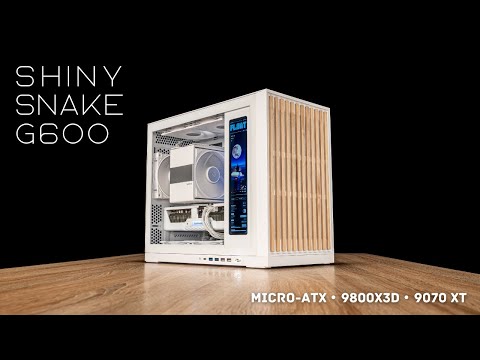 The Perfect White mATX? Shiny Snake G600 | No-Talk AMD Build | Sudokoo SK700 | Enermax Platimax II