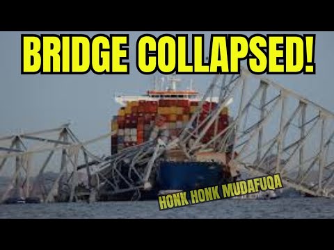 BREAKING NEWS: CARGO SHIP CAUSES BRIDGE COLLAPSE ????