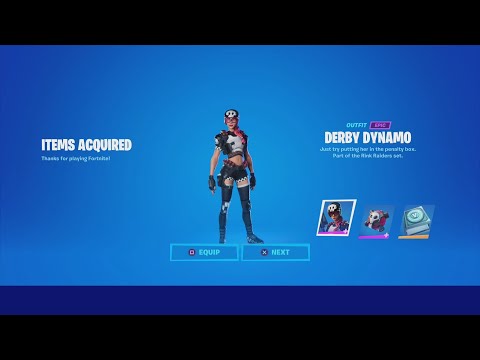 UNLOCKING NEW 'DERBY DYNAMO' Challenge Bundle/Pack With FREE 1,500 V-Bucks Fortnite Reward!!!