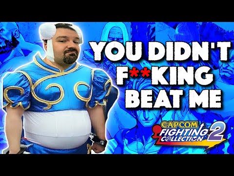 DSP Humiliated, Loses All Night And Goes Insane! - Capcom Fighting Collection 2