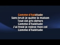 comme dhabitude Michel Sardou karaoke 