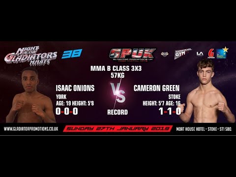 GPUK: Night Of The Gladiators 38 - Isaac Onions VS Cameron Green
