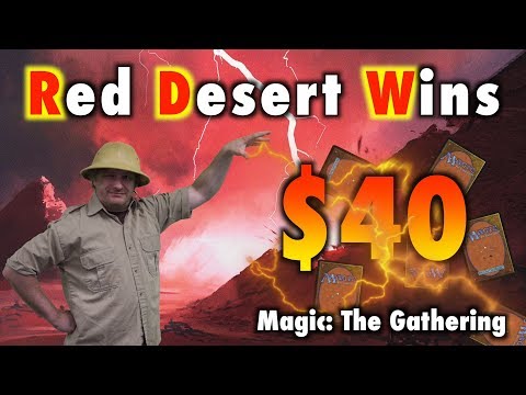 Blast back into Magic: The Gathering with Red Desert Wins - A $40 Budget MTG Deck