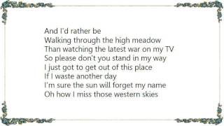 Blue Rodeo - Western Skies Lyrics