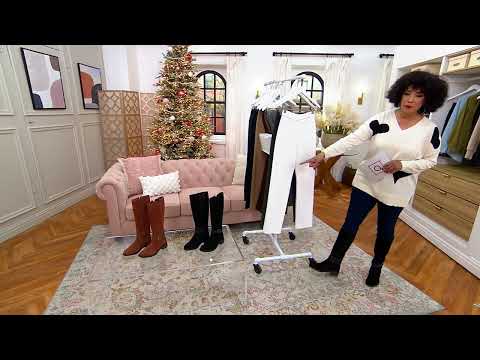 Clarks Collection Suede Tall Shaft Boots - Maye Shine on QVC