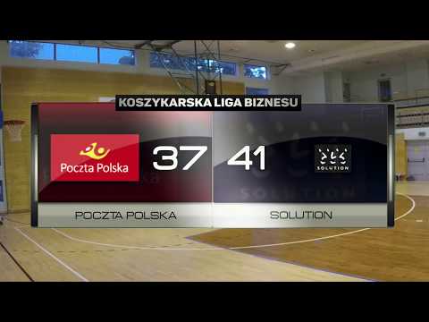 Poczta Polska vs Solution - XI kolejka - Warszawa - Koszykarska Liga Biznesu