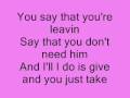 The All-American Rejects - Fallin' Apart(Lyrics)
