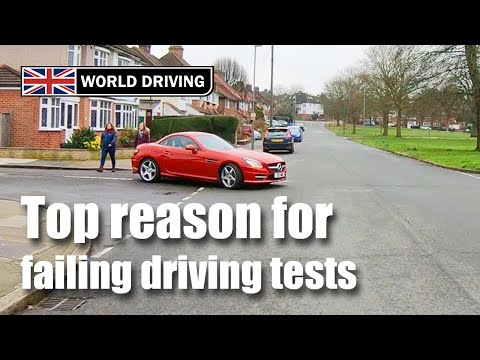 Most Common Reason for Failing a Driving Test