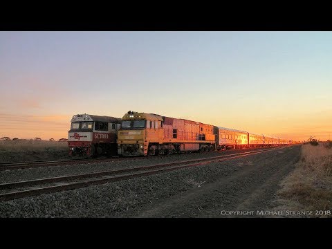 2AM8 Overland Overtakes SCT PM9 - PoathTV Australian Trains & Railways