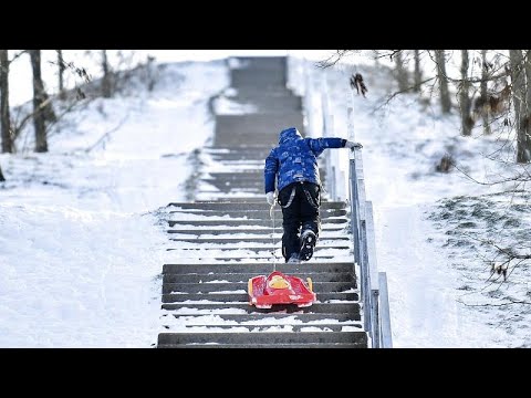 Eisiges Winterwetter im Corona-Lockdown - Euronews am Abend am 09.02.