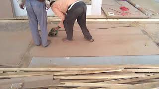 Plywood cutting