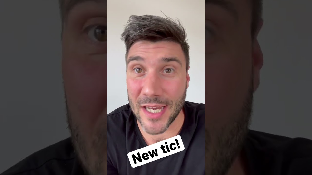 NEW TIC ALERT 🚨 #tourettes #tourettesyndrome #tic #adhd #keynotespeaker