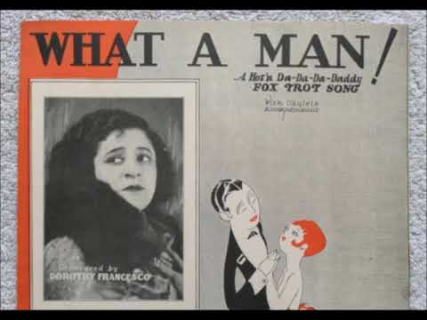 Aileen Stanley "What A Man!" Victor 20056 = hot piano by Frank Banta (1926) Walter Donaldson song
