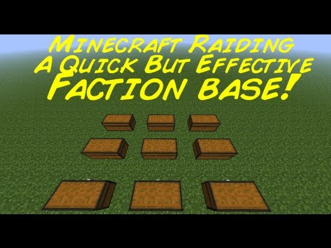 Minecraft RAIDING A SUPER RICH EASY TO RAID FACTION BASE!