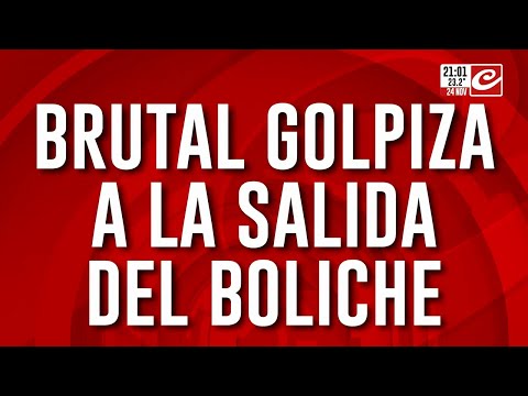 Brutal golpiza a la salida de un boliche, atacarona una piba entre 8: esta viva de milagro