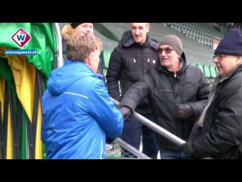 Alfons Groenendijk en Dick Heesen leiden eerste training ADO Den Haag