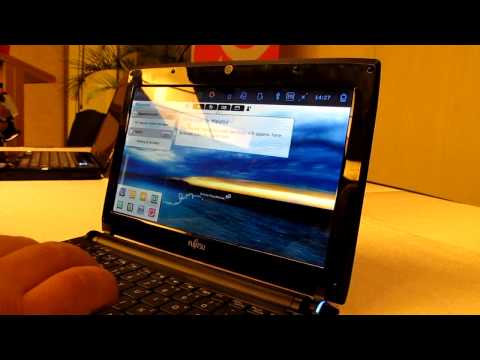 Fujitsu Lifebook MH330 Meego Mini-Notebook Demo